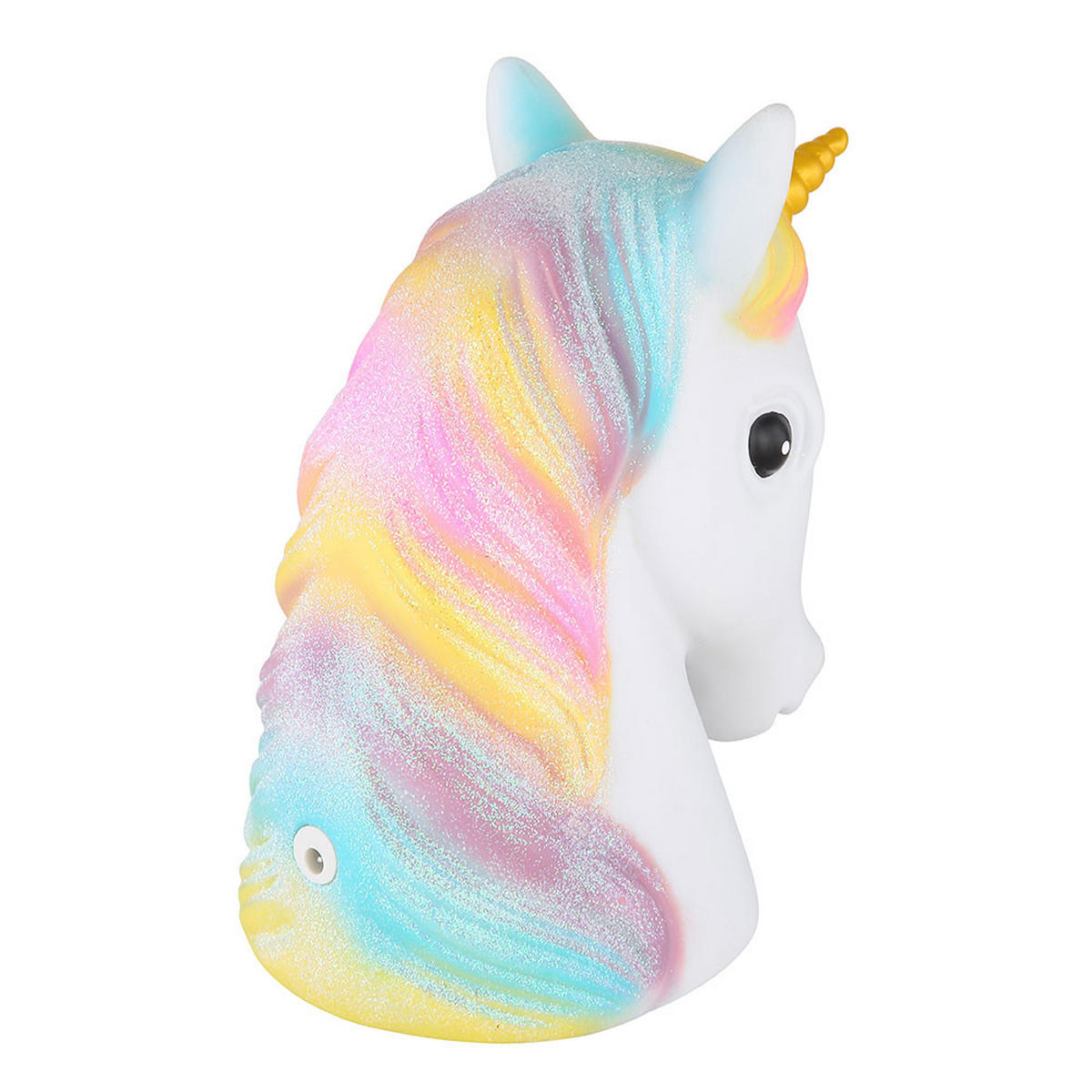 LED DEKOLAMPE Einhorn Bunt - Multicolor, Kunststoff (18/11/21cm) - Globo Lighting