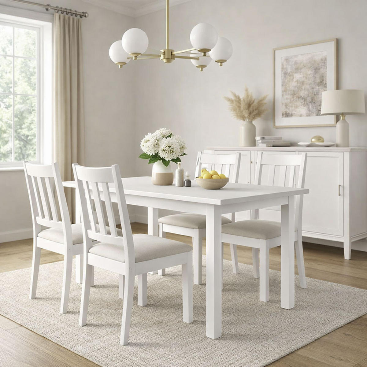 ESSTISCH Adam Weiß 120-160 / 68 / 75cm - Weiß, Holz/Holzwerkstoff (68/160/75cm) - Feldmann-Wohnen