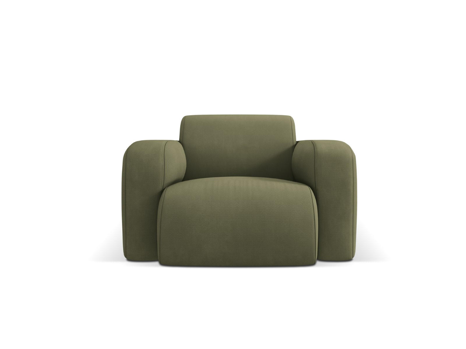 SESSEL Molino aus strukturiertem Stoff hellgrün - Hellgrün, Textil (95/72/105cm) - Micadoni