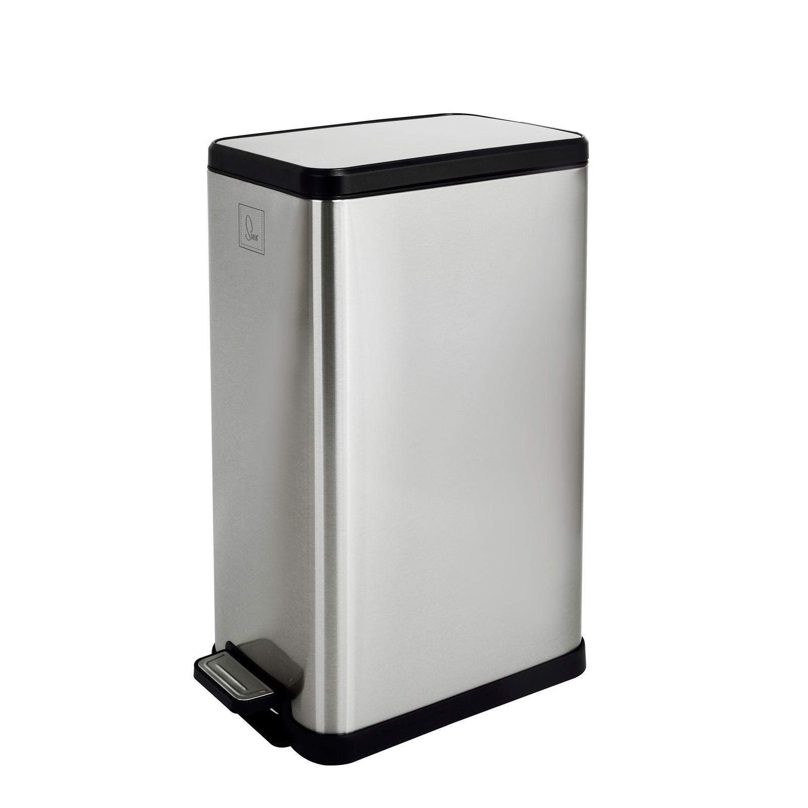 MÜLLEIMER STM18 18L Silber - Silberfarben, Metall (20/53.5/36cm) - SVITA