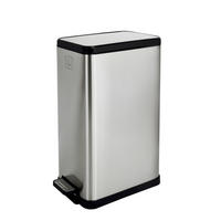 MÜLLEIMER STM18 18L Silber - Silberfarben, Metall (20/53.5/36cm) - SVITA
