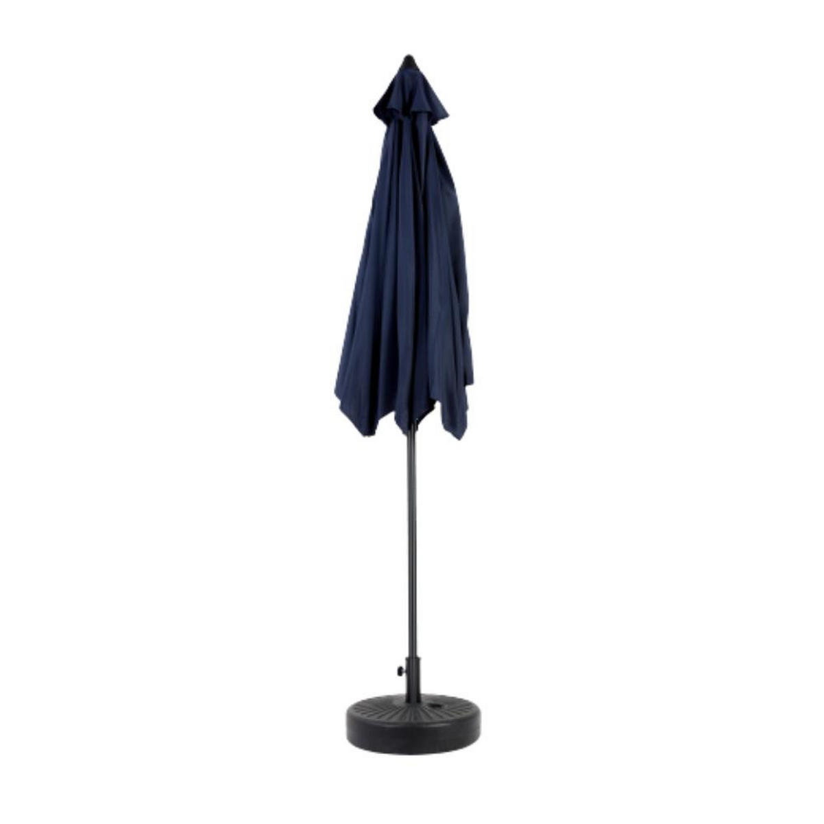 SONNENSCHIRM 264x264cm,Aluminium,Sonnenschutz,Dunkelblau - Dunkelblau, Metall (264/264cm) - LVHOM