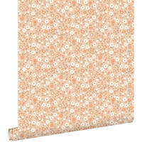 TAPETE Blumen 53 cm x 10.05 m - Terracotta, Papier (53/0.1cm) - ESTAhome