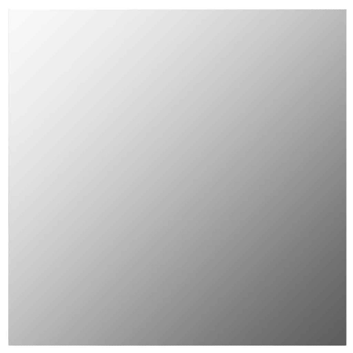 WANDSPIEGEL 60 x 60 cm Quadratisch Glas - Silberfarben, Glas (60/2/60cm) - furnicato