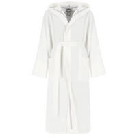 BADEMANTEL DAMEN KAPUZE THE LUXURY 852 WEISS - 600 - Weiß, Textil (Snull) - Cawö