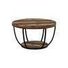 COUCHTISCH Arvina Eiche rustikal 80 x 80 cm - Wildeiche, Holzwerkstoff (80/80/44cm) - Vicco