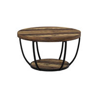 COUCHTISCH Arvina Eiche rustikal 80 x 80 cm - Wildeiche, Holzwerkstoff (80/80/44cm) - Vicco