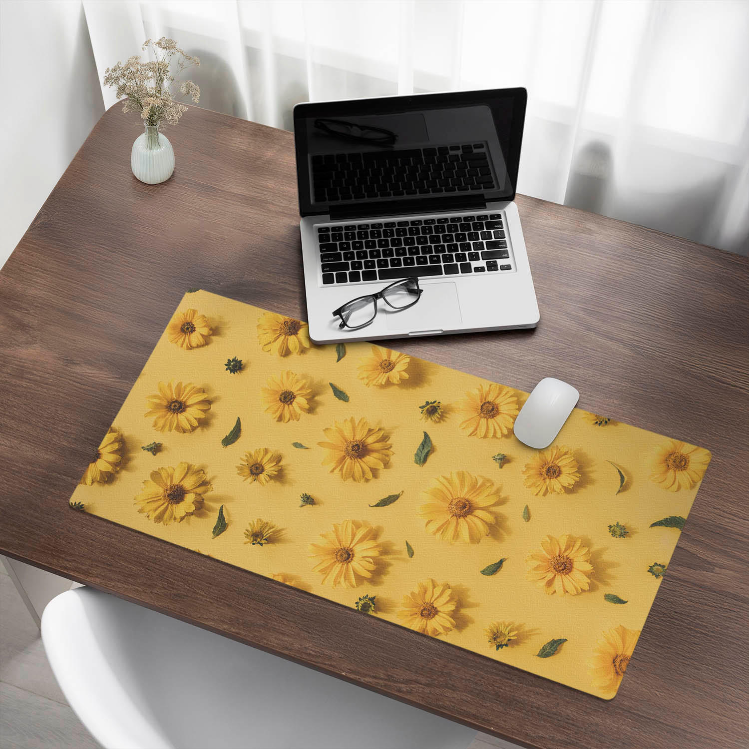 SCHREIBTISCHUNTERLAGE 90x45 cm Gelb - Gelb, Kunststoff (90/45/1.6cm) - Wallfluent