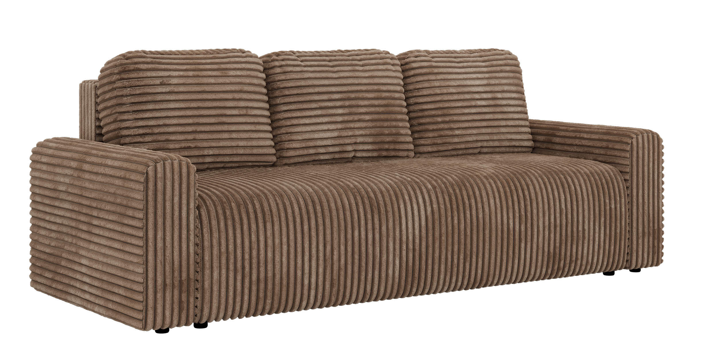 MKS 3-Sitzer-Sofa Braun 243x92x90 cm