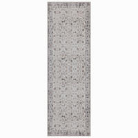 LÄUFER waschbar, mit floralen Ornamenten, VERNANTE in Creme, 80 x 150 cm - Beige, Textil (80/150cm) - KADIMA DESIGN