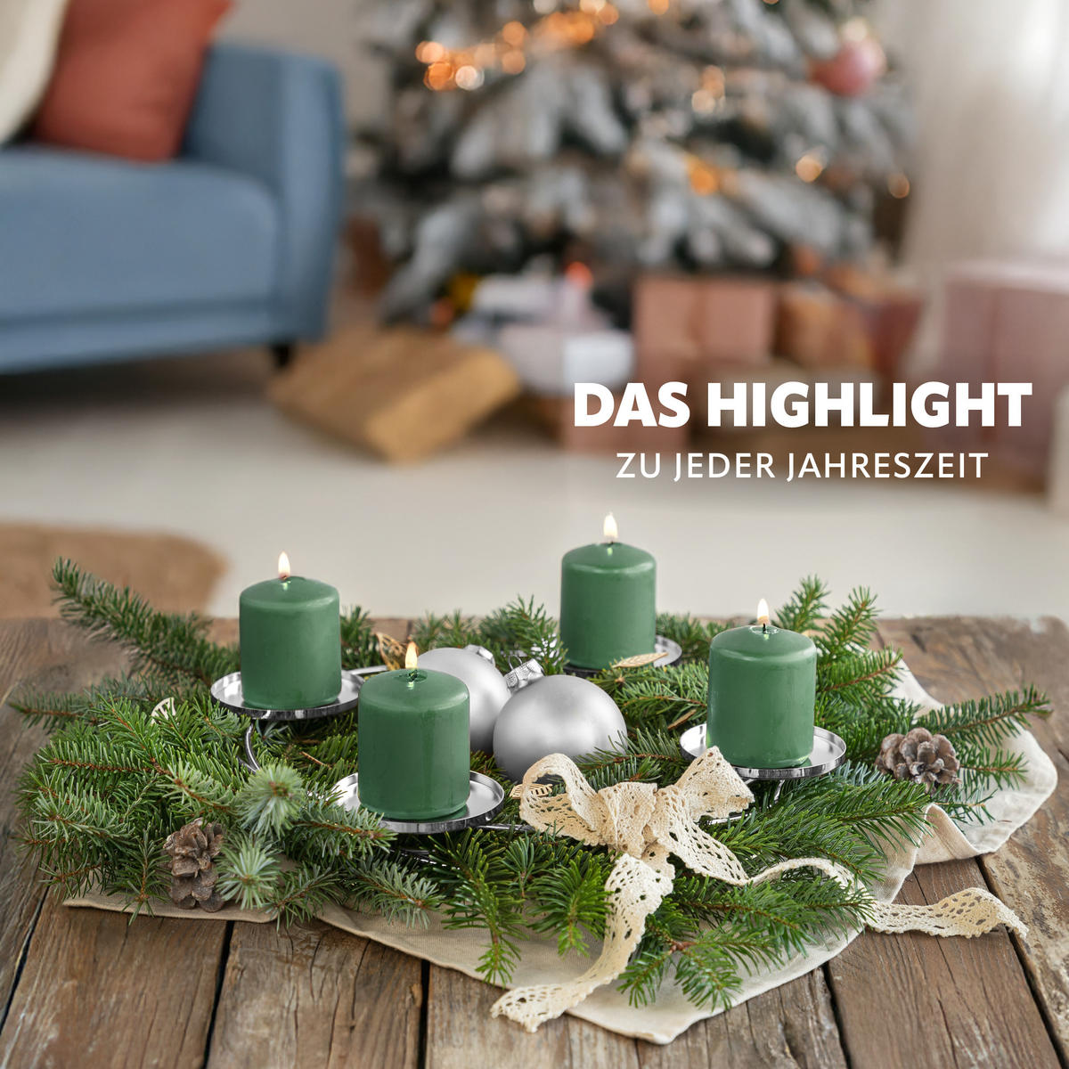 KERZENSTÄNDER, silber - Chromfarben, Metall (38/5.5/38cm) - bremermann