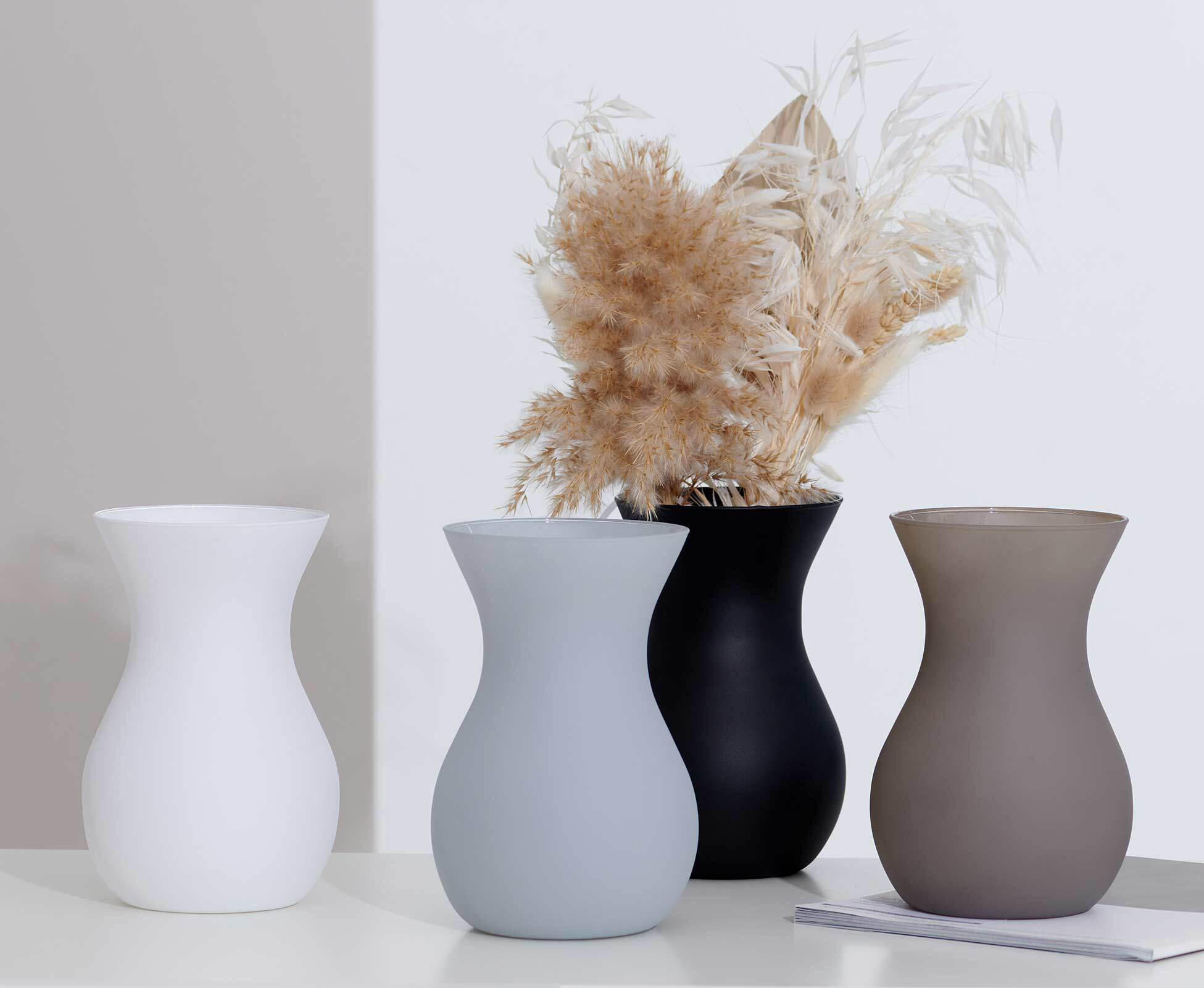 VASE Annalena Schwarz 18 cm - Schwarz, Glas (18cm) - Ritzenhoff Breker