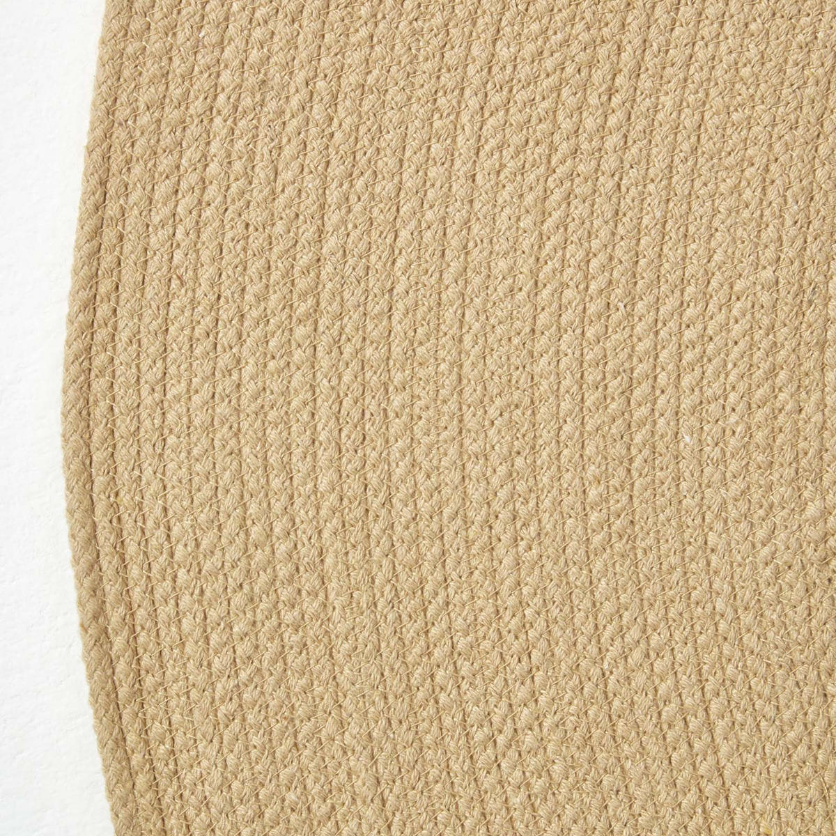 TEPPICH geflochten rund 120 cm - Beige, Textil (120/120cm) - Homescapes