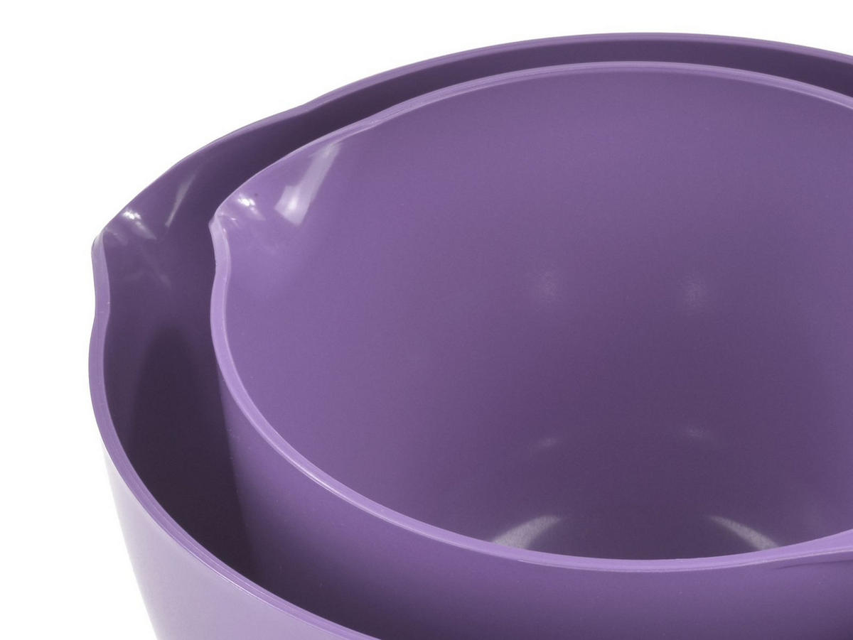 RÜHRSCHÜSSEL-SET Margrethe New lila (2tlg) - Violett, Kunststoff (21/15cm) - Rosti
