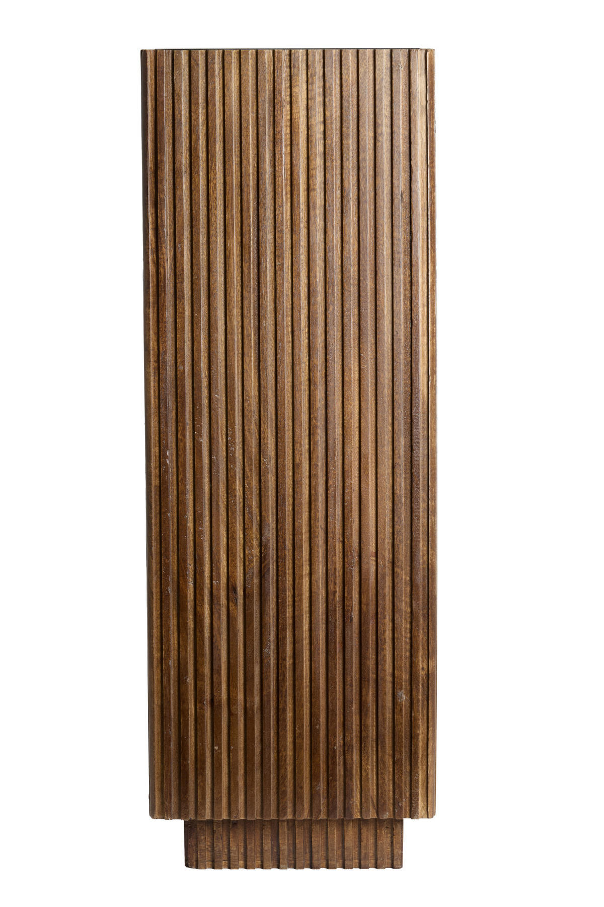 SÄULE Gatura Braun 35/35/100 cm - Braun, Holz (35/35/100cm) - Light & Living