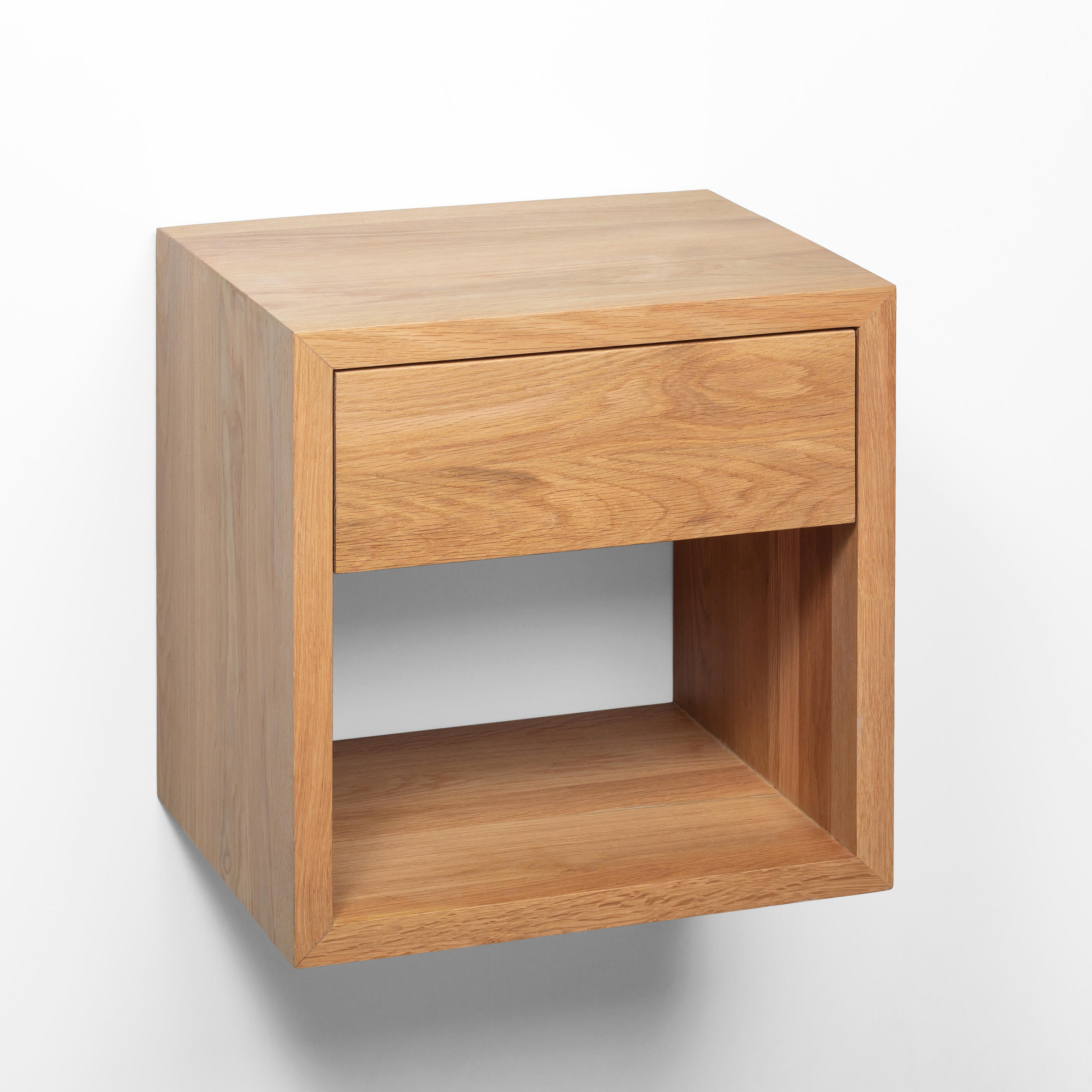 NACHTTISCH Hugo 2er Set, Eiche, 30/39/39 cm - Beige, Holz (39/39/30cm) - WOODEK