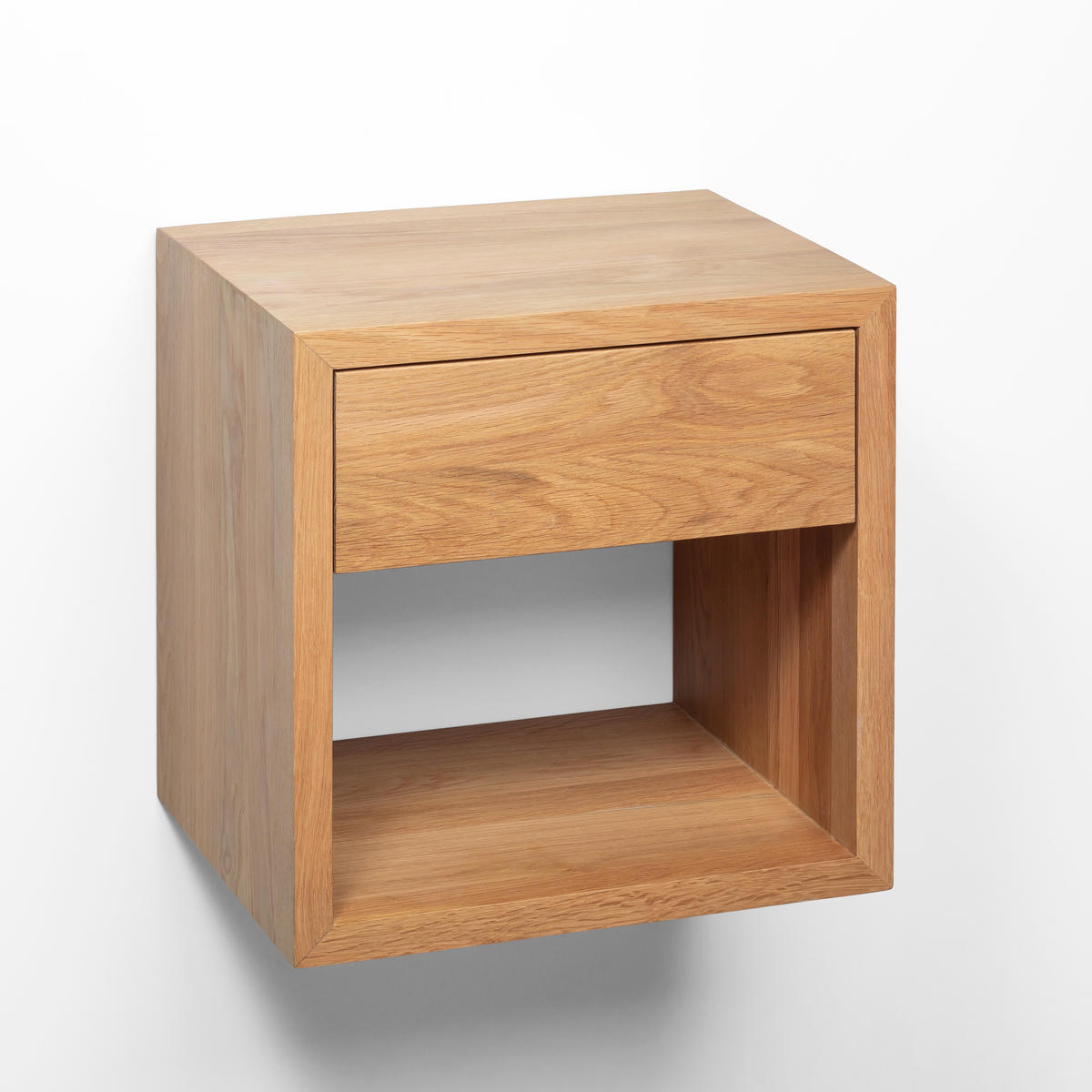 NACHTTISCH Hugo 2er Set, Eiche, 30/39/39 cm - Beige, Holz (39/39/30cm) - WOODEK