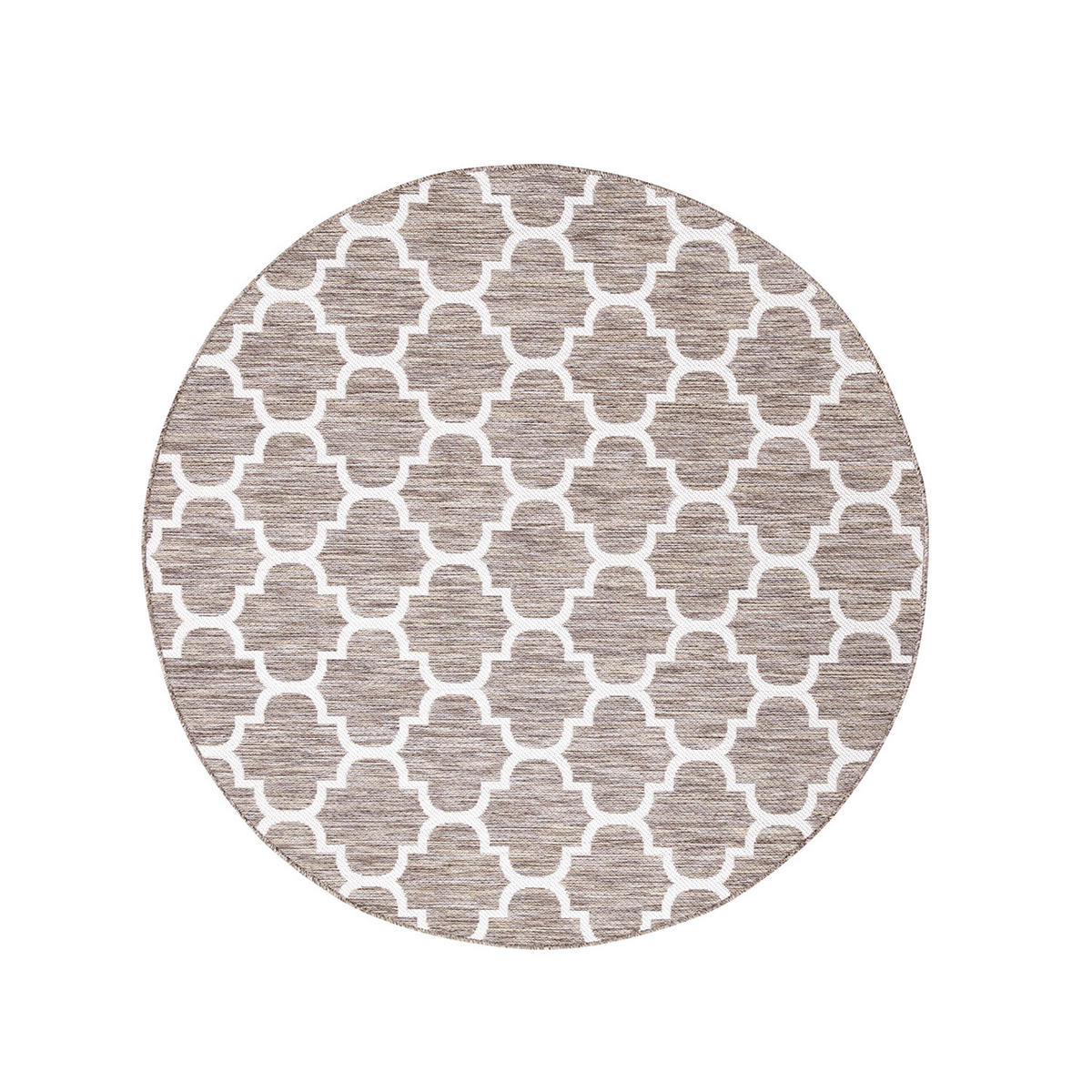 OUTDOOR-TEPPICH Sun 462 Beige 200 cm Rund - Beige, Textil (200/200cm) - carpet city