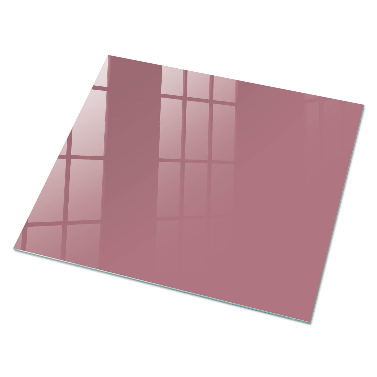 GLASPLATTE 80x60 cm – Altrosa - Blau, Glas (0.4/80/60cm) - ArtPrintCave
