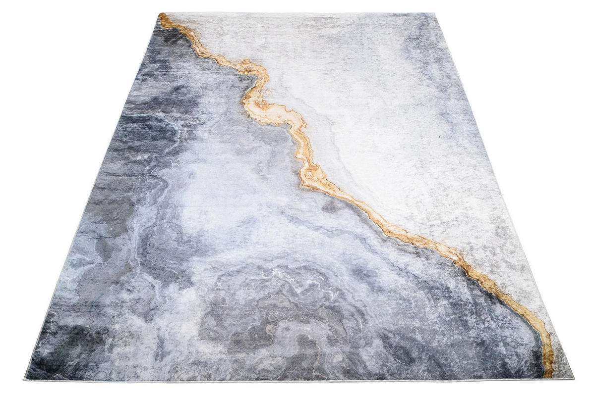 TEPPICH TOSCANA Grau 80/150 cm - Grau, Textil (80/150cm) - Tapiso