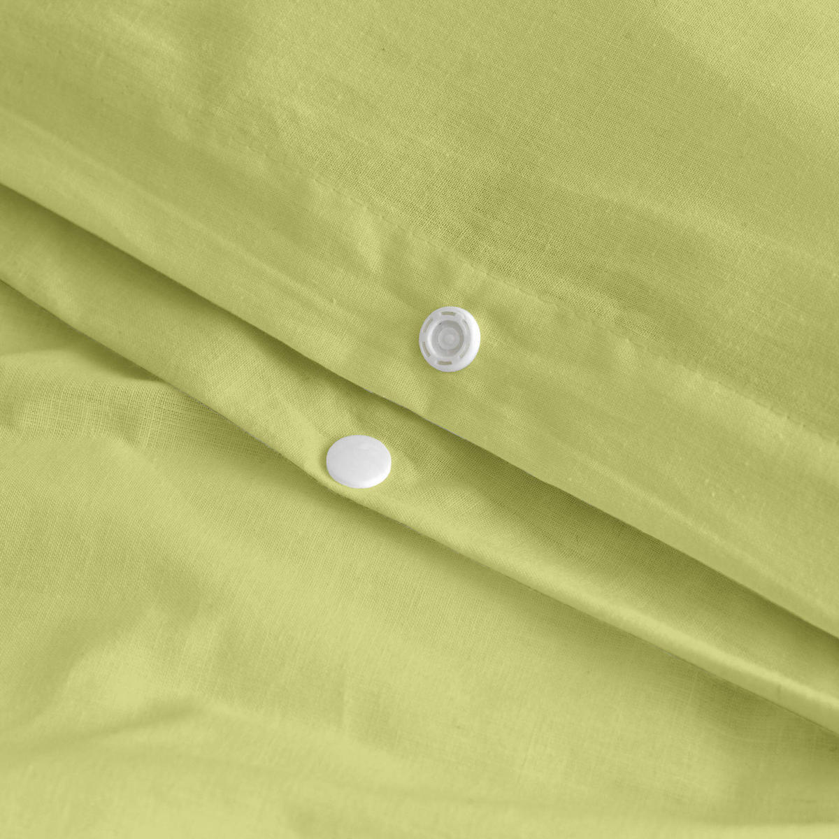 BETTBEZUG 2er-Set teiliges basic 135/140x200 cm (standardgrösse) grün - Grün, Textil (140/200cm) - Happy Friday
