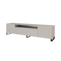 LOWBOARD NOA-2-S 200x53x41 cm - Kaschmir - Kaschmir/Schwarz, Holzwerkstoff (200/53/41cm) - ALTDECOR