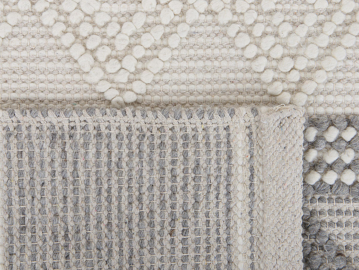 KURZFLOR-TEPPICH Bozova 200/140 cm - Beige, Textil (140/200cm) - Beliani