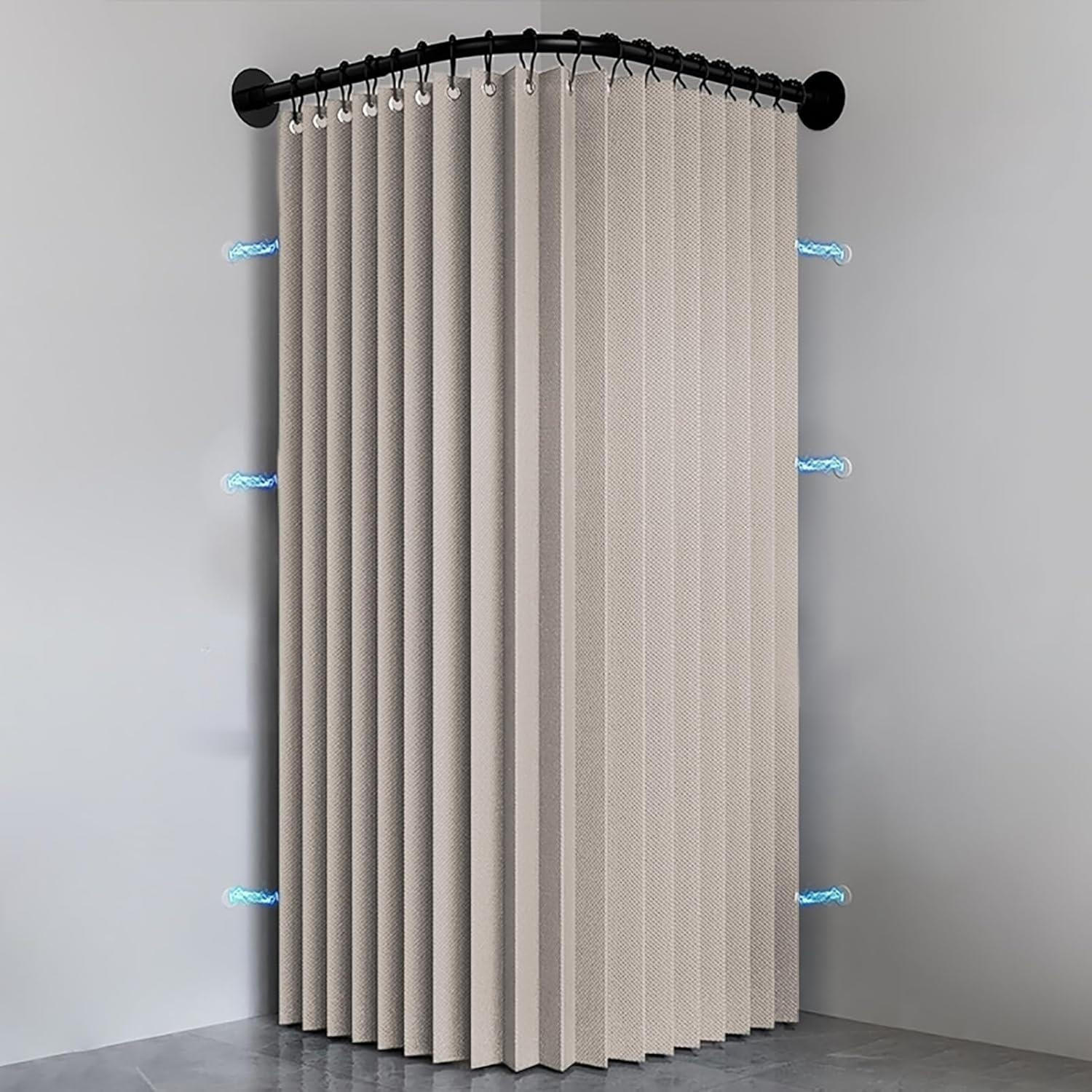 XXXLutz Duschvorhang,Beige, 180x200 cm