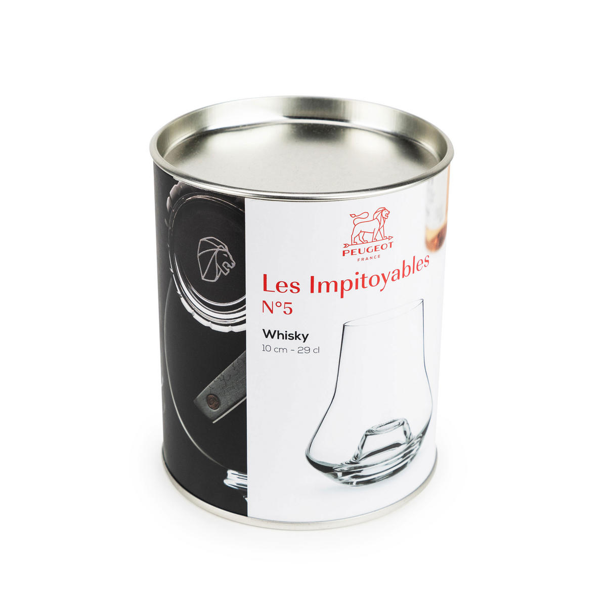 VERKOSTUNGSGLAS Whisky Les Impitoyables 380ml Glas - Transparent, Glas (0.4L) - PEUGEOT