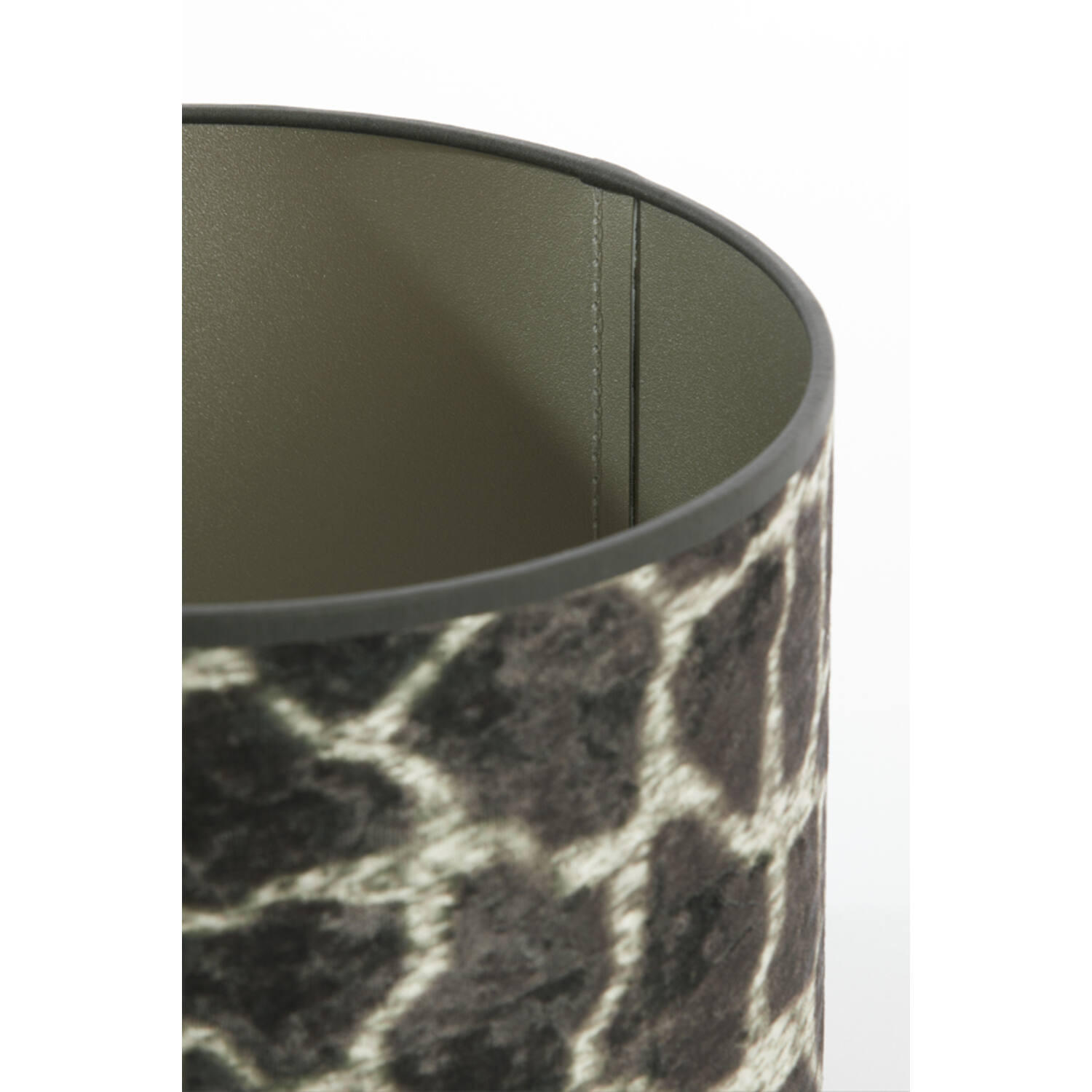 LAMPENSCHIRM Mosa Braun Ø20/15 cm - Braun, Textil (20/20/15cm) - Light & Living