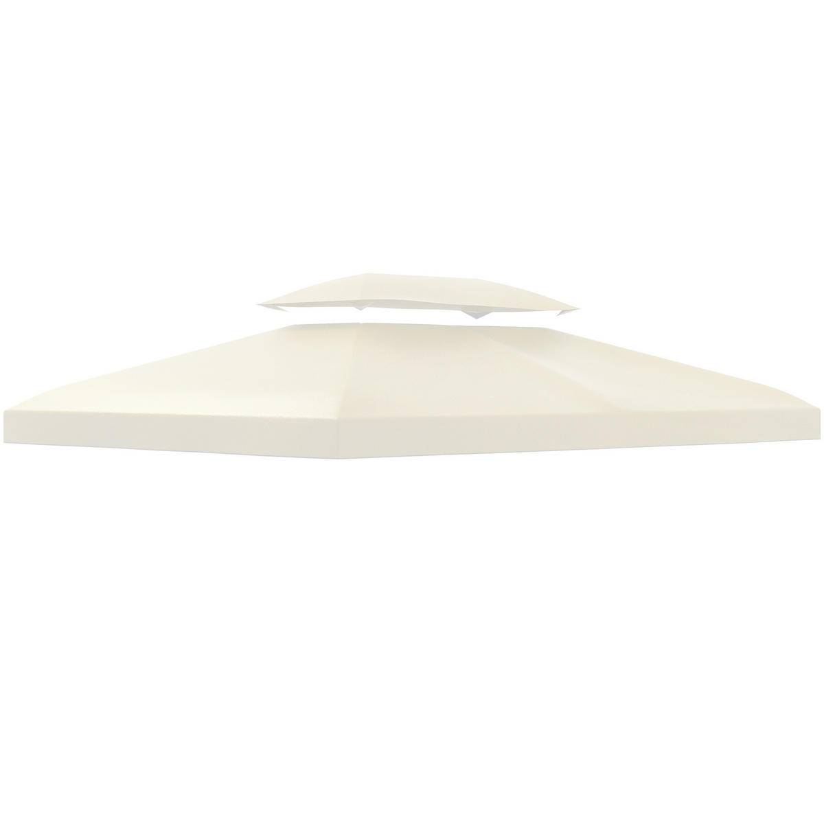 PAVILLON ERSATZDACH 4x3 m cremeweiß - Creme, Textil (300/20/400cm) - LEBENLANG