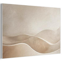 AKUSTIKBILD Beige - Natur - Abstrakt - Modern Akustikpaneele 90x60 cm - Beige, Kunststoff (90/60/0.9cm) - MuchoWow
