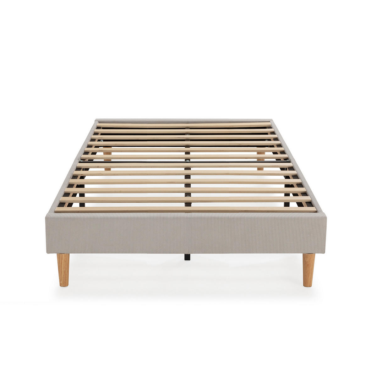 POLSTERBETT Bari 90x190 cm, Grau - Grau, Textil (190/90cm) - VS Venta-stock