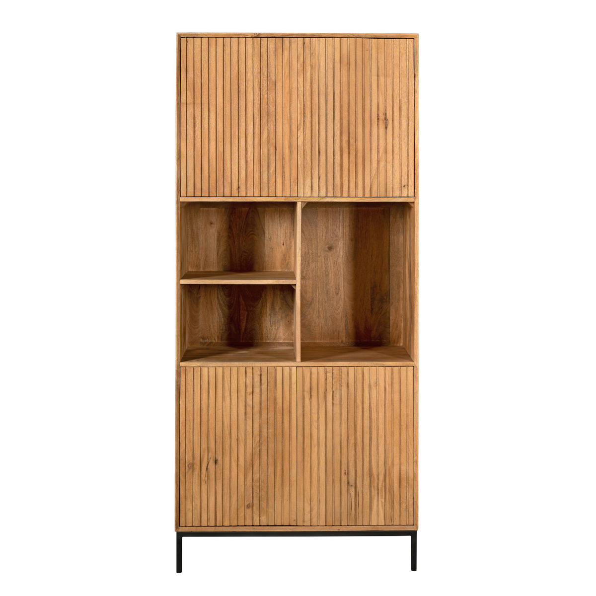 REGAL Madison Braun 45/90/200 cm - Braun, Holz (90/200/45cm) - Starfurn