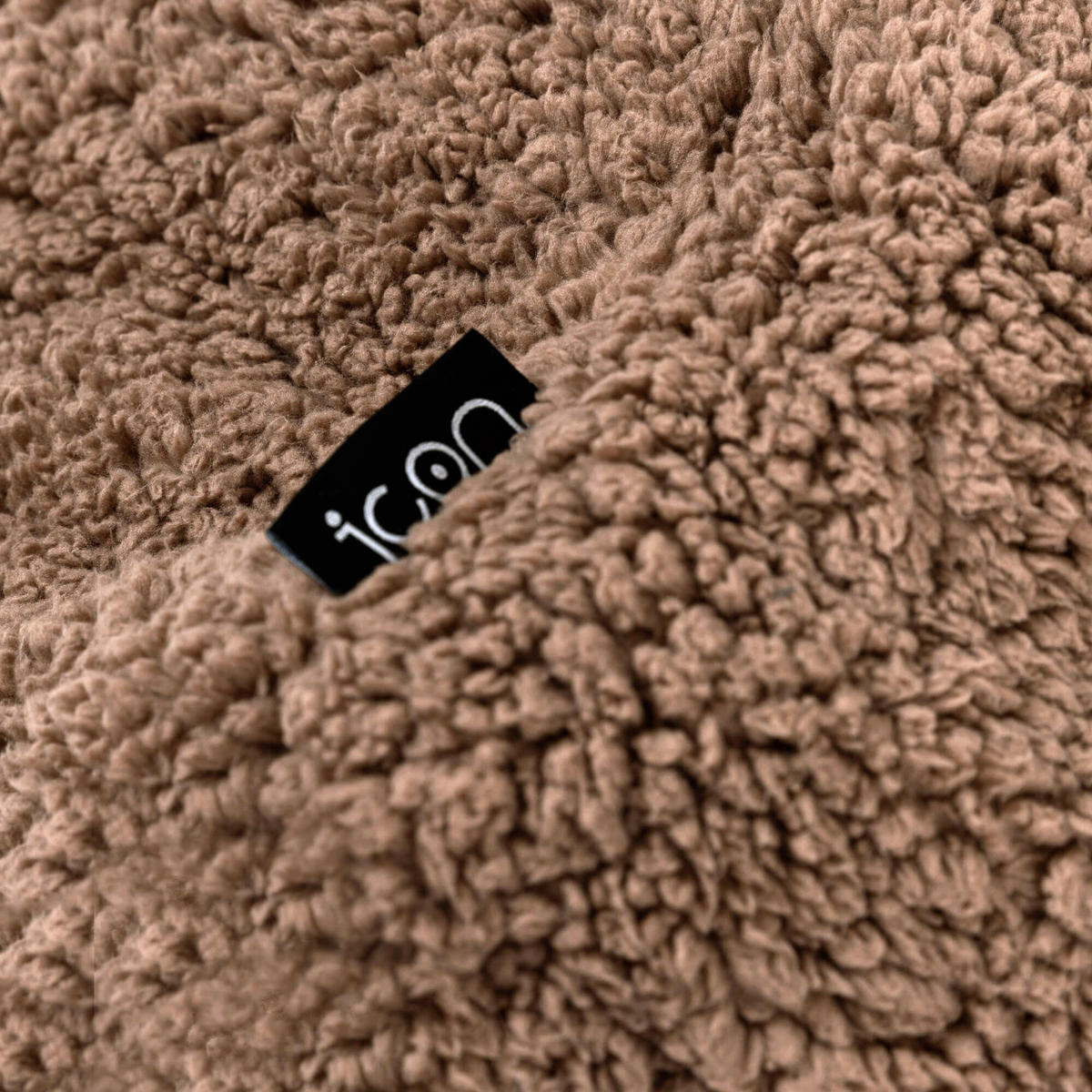 SITZSACK Flauschig für Kinder - Mokka, Kunststoff (55/44/55cm) - icon