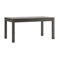 ESSTISCH SEVILLA norwegische Schwarzkiefer 160-200 / 90 / 77cm - Schwarz, Holz/Holzwerkstoff (90/160/77cm) - Feldmann-Wohnen
