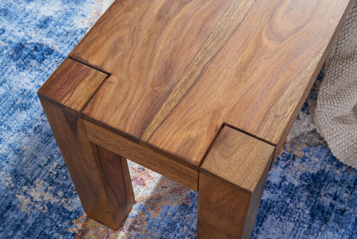 SITZBANK Massivholz Landhausstil handgefertigt, Braun 160x35x45 cm - Braun, Holz (160/45/35cm) - KADIMA DESIGN