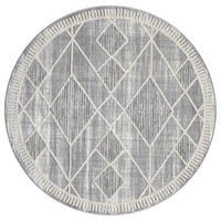 KURZFLOR-TEPPICH Flair 178 Grau 200x200 cm - Grau, Textil (200/200cm) - carpet city