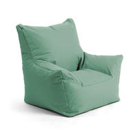 OOUTDOOR-KINDER-SITZSACK Der Gartenzwerg - Mintgrün/Grün, Textil (52/57/53cm) - Mokebo
