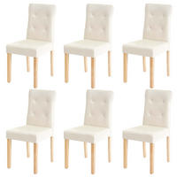 ESSZIMMERSTUHL Beige 6er-Set - Beige, Textil (41/88/55cm) - MCW