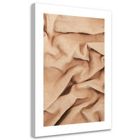 WANDBILD beigefarbener stoff - Beige, Textil (40/60cm) - Feeby