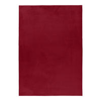 TEPPICH Kurzflor Uni Modern Waschbar Schlafzimmer Strapazierfähig Rot 140x200 cm OEKO-TEX – NECKAR - Rot, Textil (140/200cm) - KADIMA DESIGN