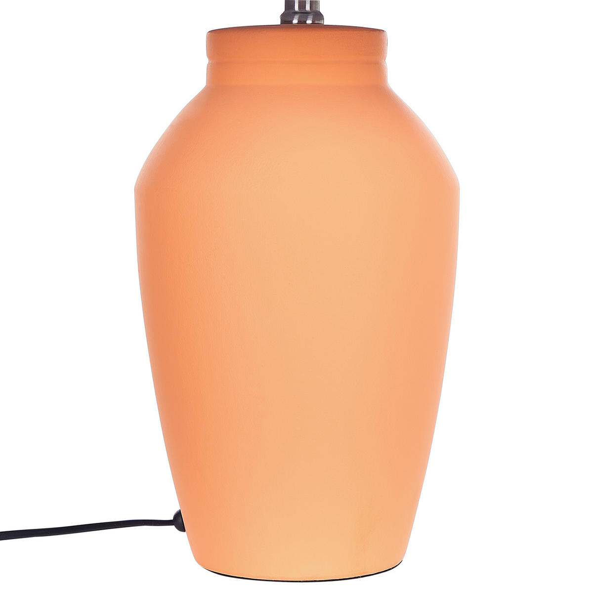 TISCHLAMPE Rodeiro 40/40/52 cm - Orange, Keramik (40/40/52cm) - Beliani