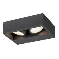 WAND- & DECKENLEUCHTE ESKINA FRAME - Anthrazit, Metall (17.1/17.1/7.3cm) - SLV