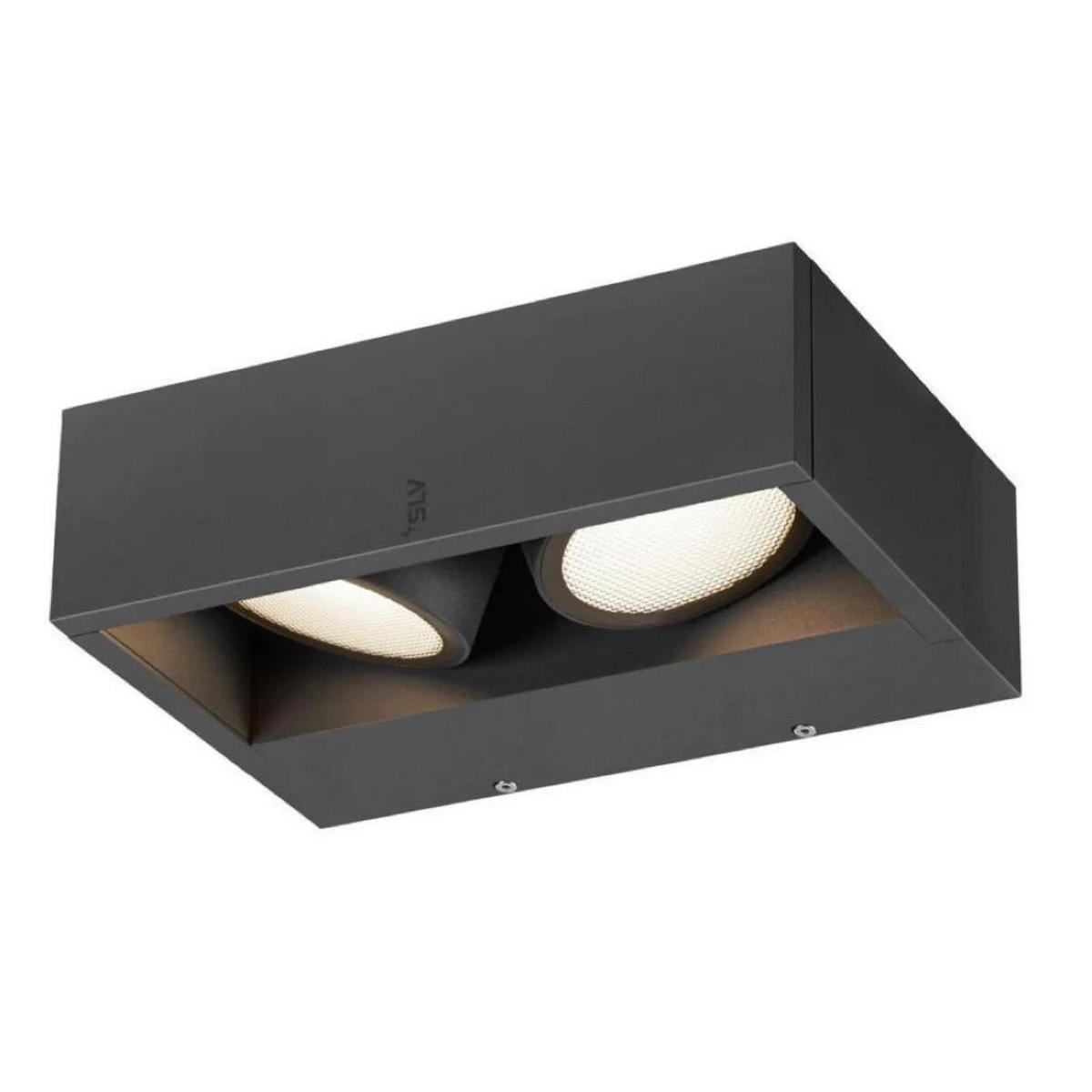 WAND- & DECKENLEUCHTE ESKINA FRAME - Anthrazit, Metall (17.1/17.1/7.3cm) - SLV