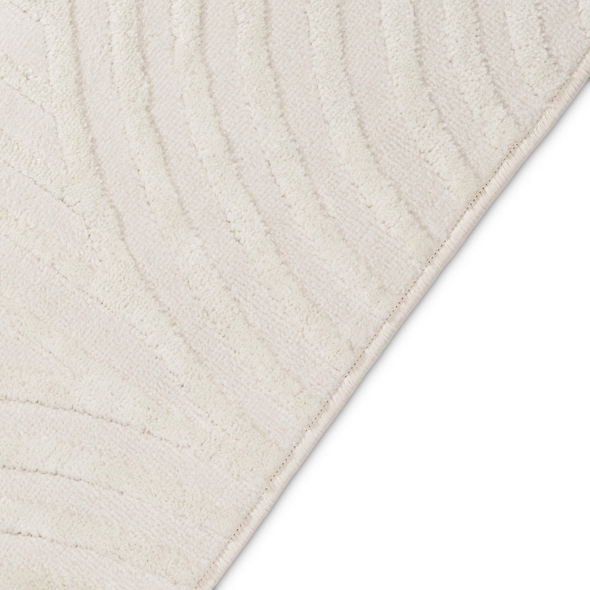 TEPPICH HYGGE Cremeweiß Quadrat 200/200 cm - Creme, Textil (200/200cm) - Tapiso