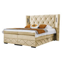 BOXBETT Focus Lux - Beige, Holz (160/200cm) - MIRJAN24