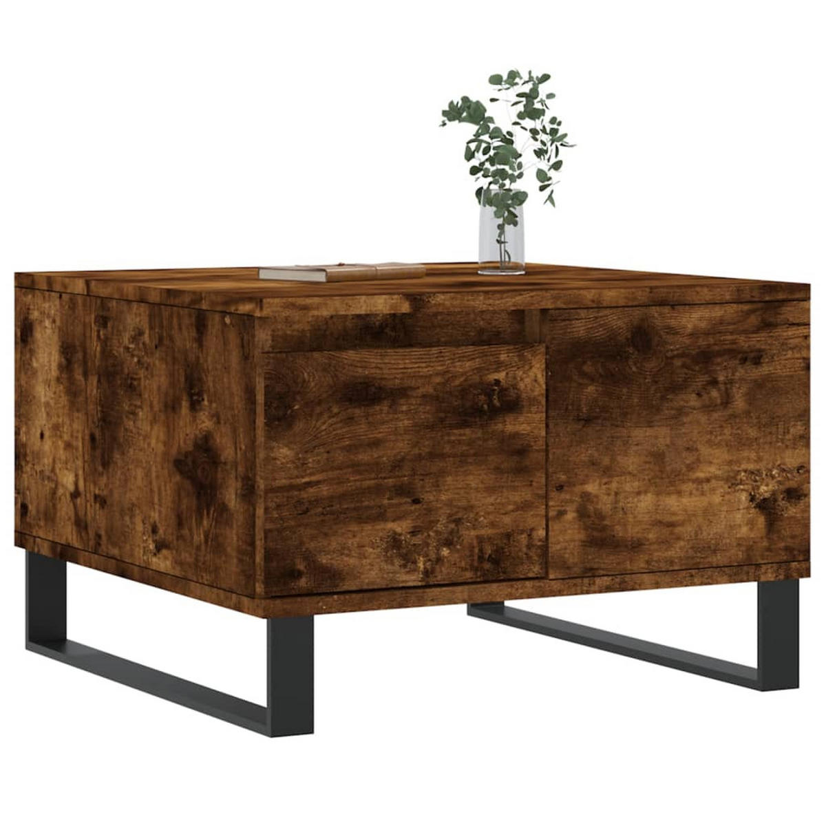 COUCHTISCH Räuchereiche 55x55x36,5 cm Holzwerkstoff - Braun, Holzwerkstoff (55/55/36.5cm) - furnicato