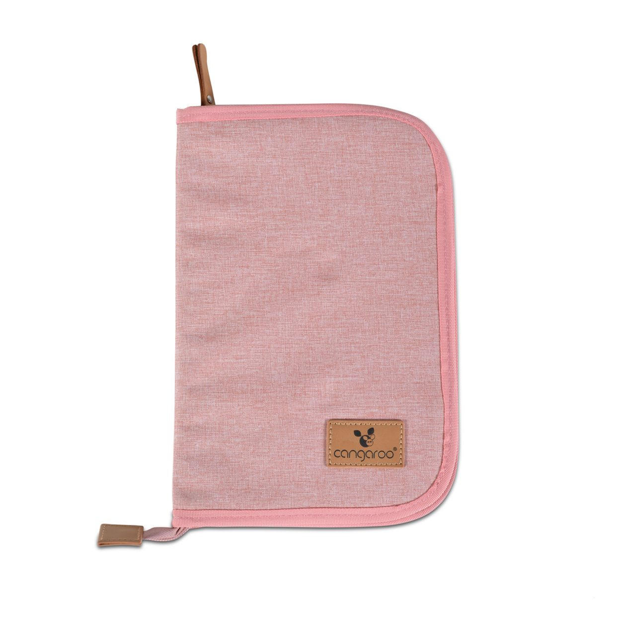 WICKELTASCHE Dokumententasche Liam rosa Polyester, Reißverschluss, griff, leicht zu reinigen, für unterwegs - Rosa, Textil (19/28/1cm) - Cangaroo