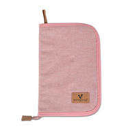 WICKELTASCHE Dokumententasche Liam rosa Polyester, Reißverschluss, griff, leicht zu reinigen, für unterwegs - Rosa, Textil (19/28/1cm) - Cangaroo